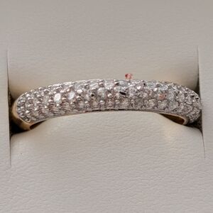 Buckley London Gold & Rhinestone Eternity Ring